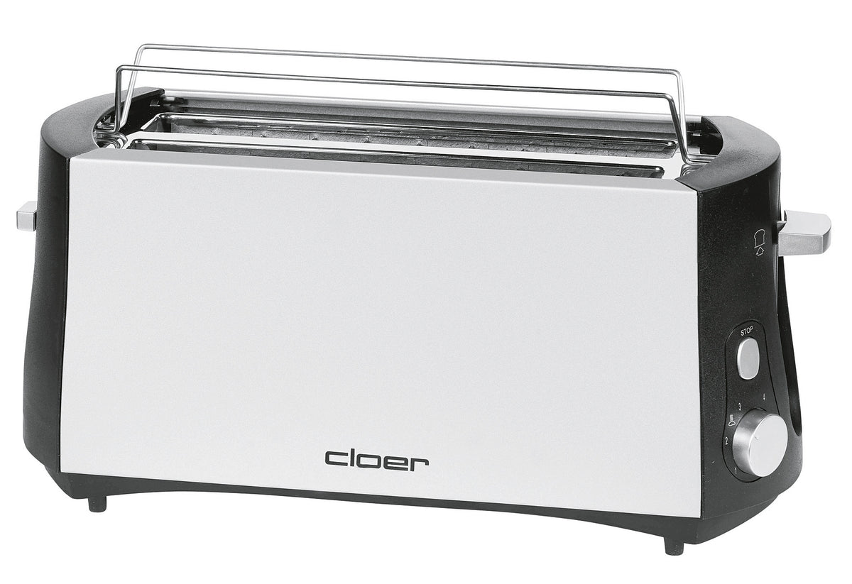 CLOER Toaster 3710 4Scheiben 1285Watt chrom/schwarz