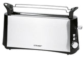 CLOER Toaster 3810 2Scheiben 880Watt Edelstahl/schwarz