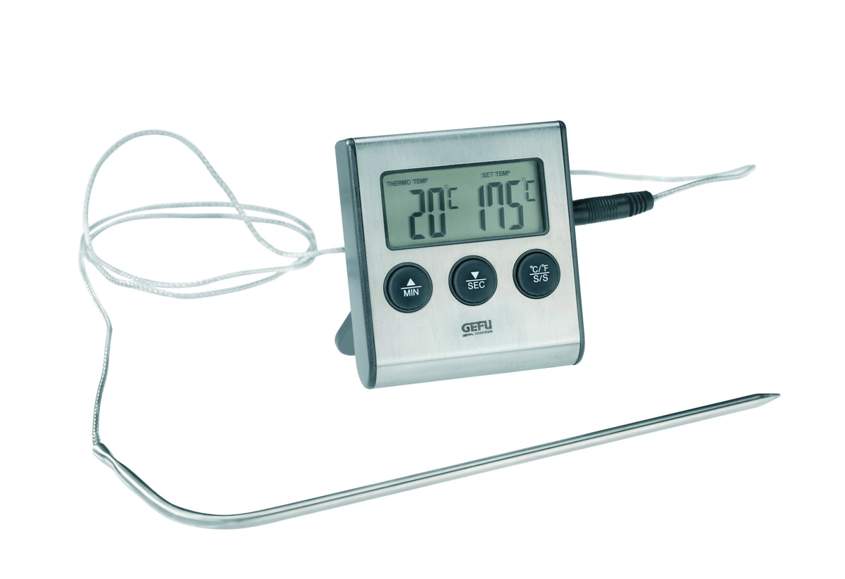 GEFU Bratenthermometer digital mit 1m Kabel Batterie