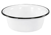 KARL KRÜGER Schüssel Ø32cm weiß emailliert