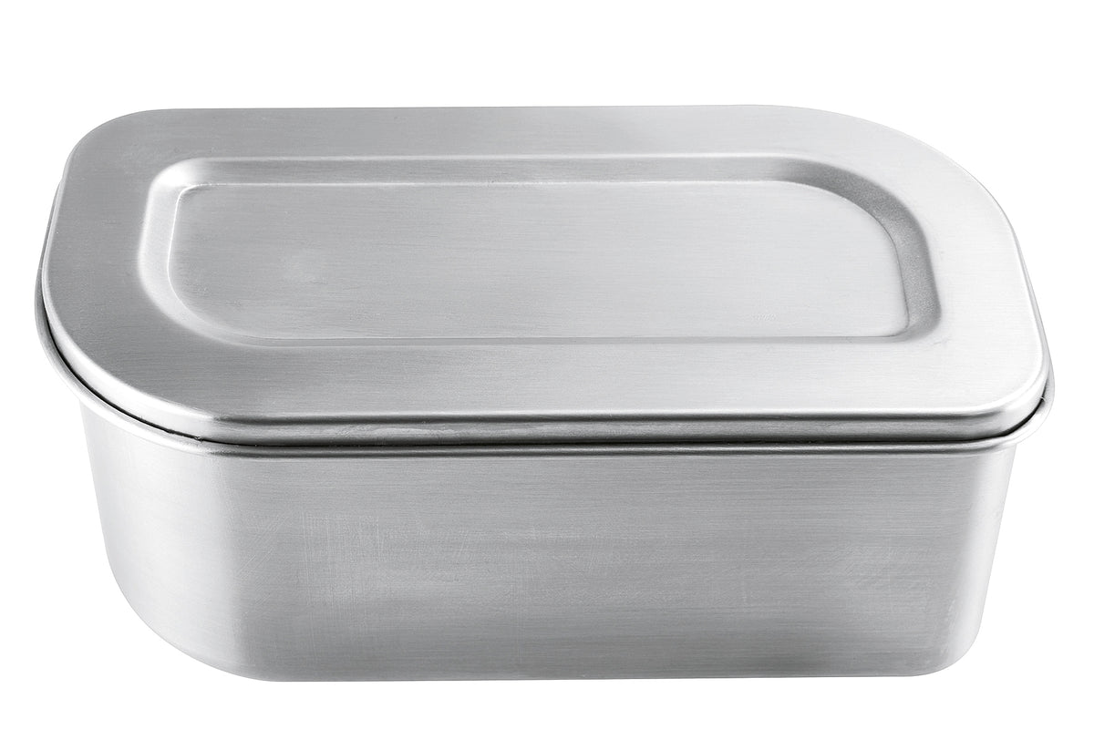 LURCH Lunchbox/Salatdose Edelstahl 10,6x20,5x8,8cm