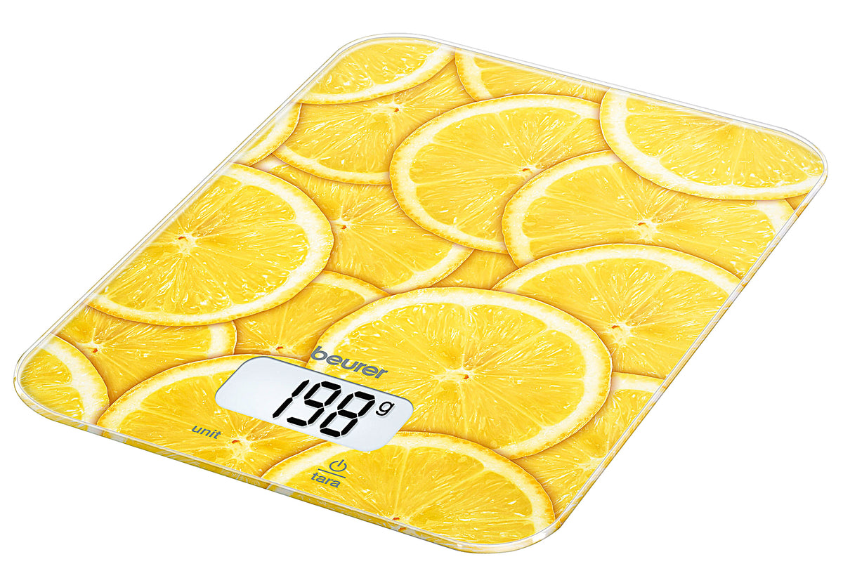 BEURER Küchenwaage KS 19 Lemon Digital, Tragkraft 5kg