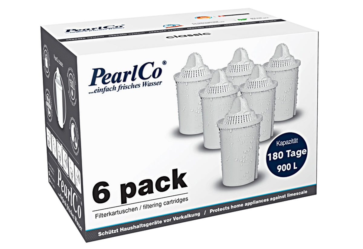 PearlCo Filterkartusche Classic 6er Pack