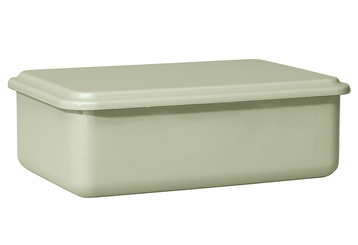 RIESS Vorratsbehälter mit Deckel 23x15x7cm salbeigrün