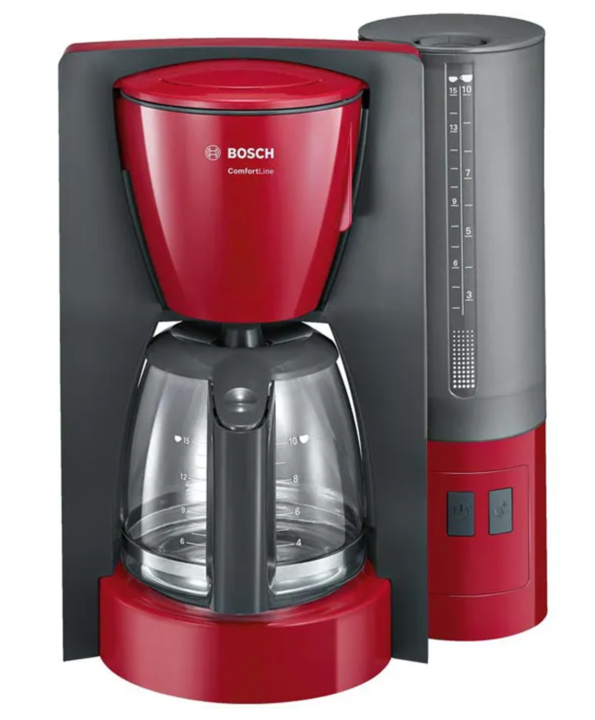 BOSCH Kaffeeautomat TKA6A044 10-15 Tassen 1200Watt rot