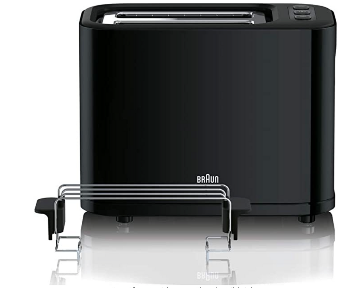 BRAUN Toaster 2 Scheiben HT 3010 BK schwarz
